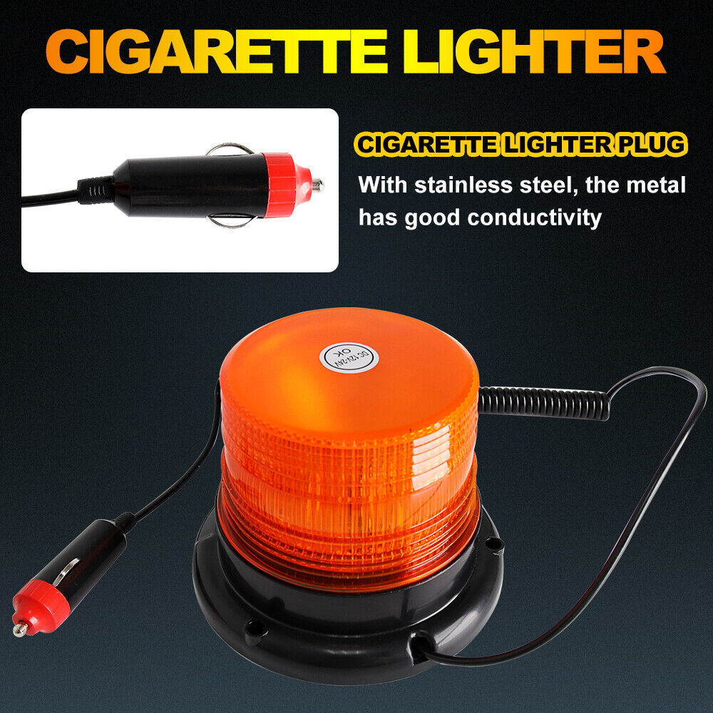 Transfronterizo 12LED lámpara de advertencia de detonación del vehículo para ingeniería de camiones elevadores luz amarilla luz de baliza superior image 3