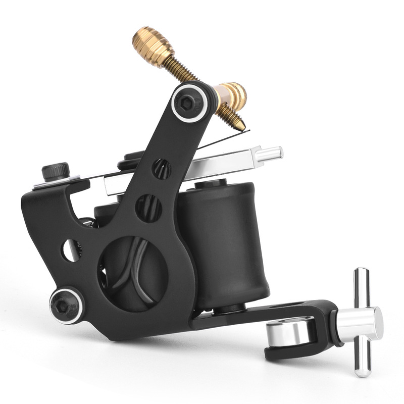 8-turn Black Swan Coil Tattoo Machine Tattoo suit Accessories Novice Beginners Practice Cut Line Fog Machine 8-turn Black Swan Coil Tattoo Machine Tattoo suit Accessories Novice Beginners Practice Cut Line Fog Machine