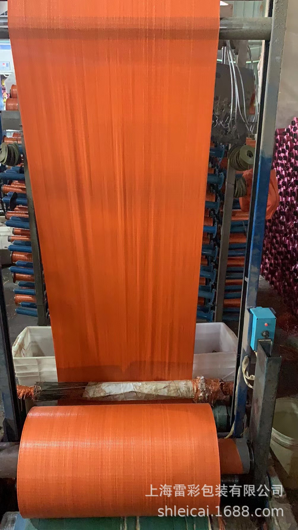 实地工厂供应 各种PP颜色编织袋筒料 彩色编织布卷