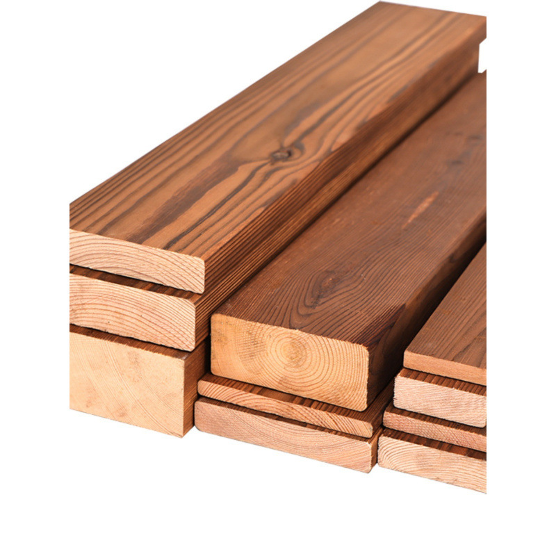 碳化木板木条木方防腐木条户外装饰公园景区长椅实木木地板钉做