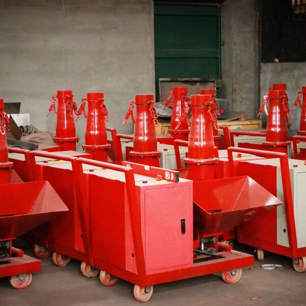 Small indoor secondary structure pump feeder fine stone concrete…