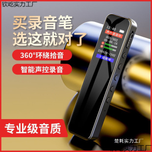 Recording Pen, Small Portable Professional High-Definition Noise Reduction Artifact, Large Capacity, Long Standby for Students to Use in Class to Convert Text
