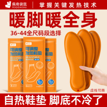 自发热鞋垫暖足贴暖脚帖艾草发热女12小时暖宝宝保暖加热垫脚部
