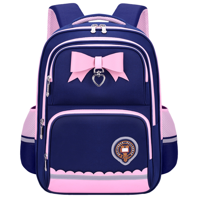 Nueva mochila escolar para niños para estudiantes de primaria para reducir la carga 123 a 456 grados mochila de hombro ligera de gran capacidad