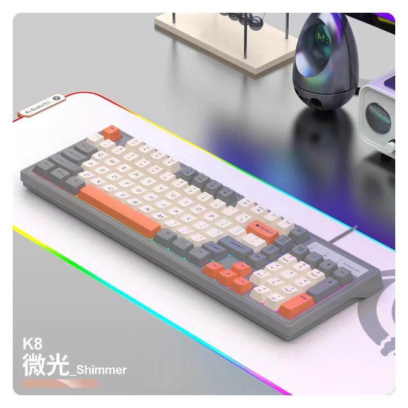 マムシkm 800有線機械手触りキーボードマウスセット98ボタン電競ゲームコンピュータノートオフィス|undefined