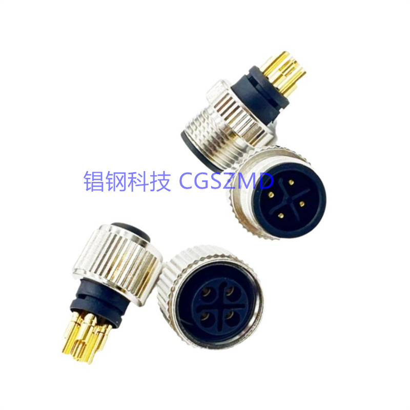 M12 L-Code ��ˮ��Դ��������ͷWaterproof power connector male