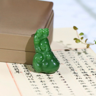 Jin Yu Tang Xinjiang [Spirit Monkey Xianrui] Boutique Hetian Jade Jade Monkey Ruyi Pendant Jade Careful Oil