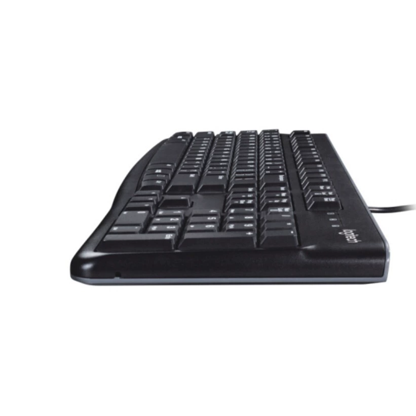 罗技 (Logitech) K120 wired USB keyboard home office office splattered full size
