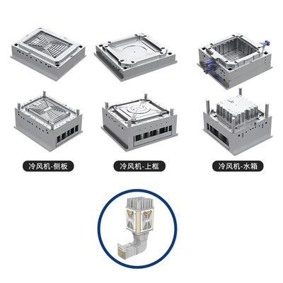 Injection Mold Opening Industrial Equipment Accessories Mold Electrical Plastic Parts Mold Large Equipment Air Cooler Mold (Avtomobil hissələri qəlibləri) - w115