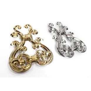304 stainless steel door flower accessories treasure bottle flower door head European courtyard gate guardrail balcony door flower decoration accessories