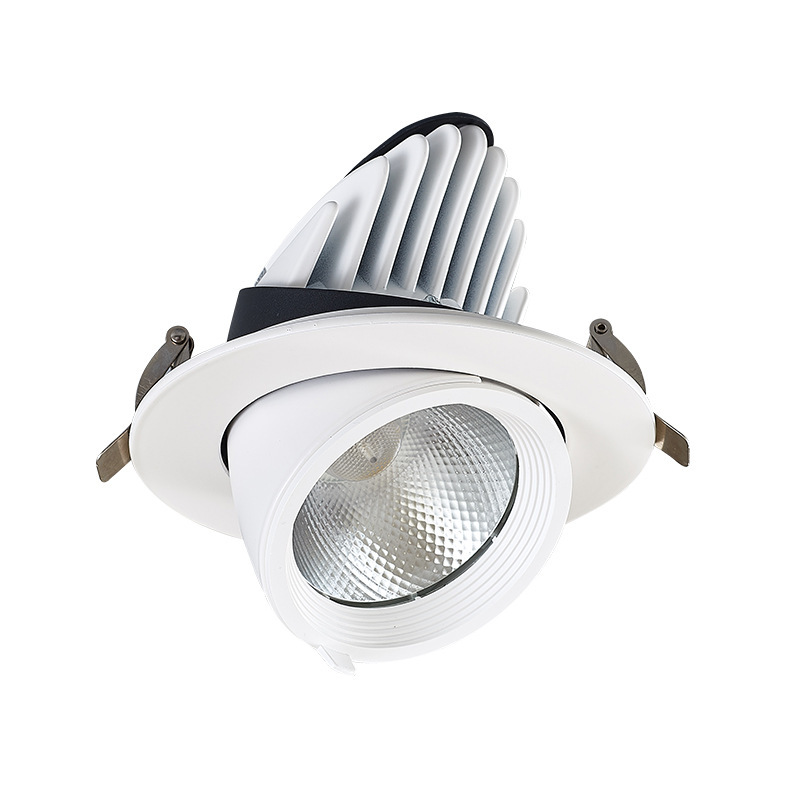 JIAMEI 조명 거실 상점 상업용 스포트라이트 임베디드 COB DOWNLIGHT LED 천장 램프 18W30W 스포트라이트
