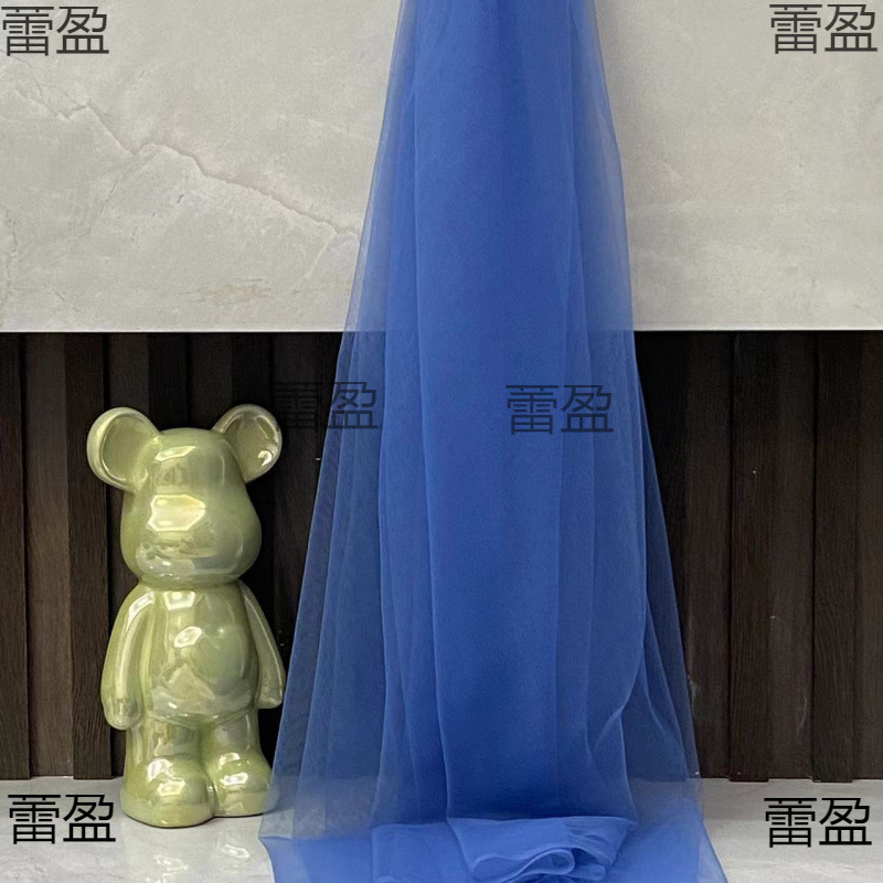 Blue Mesh Fabric Wedding Dress Design Wedding Decoration Kindergarten Gauze DIY Gauze Curtain Western Style Blue Mesh Fabric Wedding Dress Design Wedding Decoration Kindergarten Gauze DIY Gauze Curtain Western Style