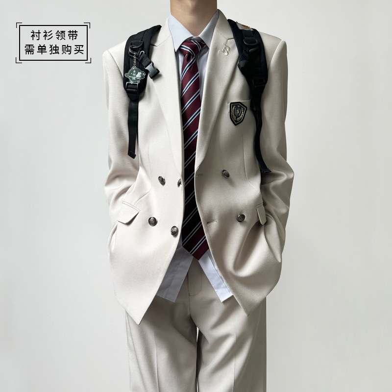 베이지 슈트(동중배지 포함)(슈트+바지) MB