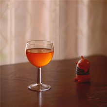 复古法式小酒馆杯星球杯巴黎小酒馆玻璃杯高脚杯红酒杯水杯