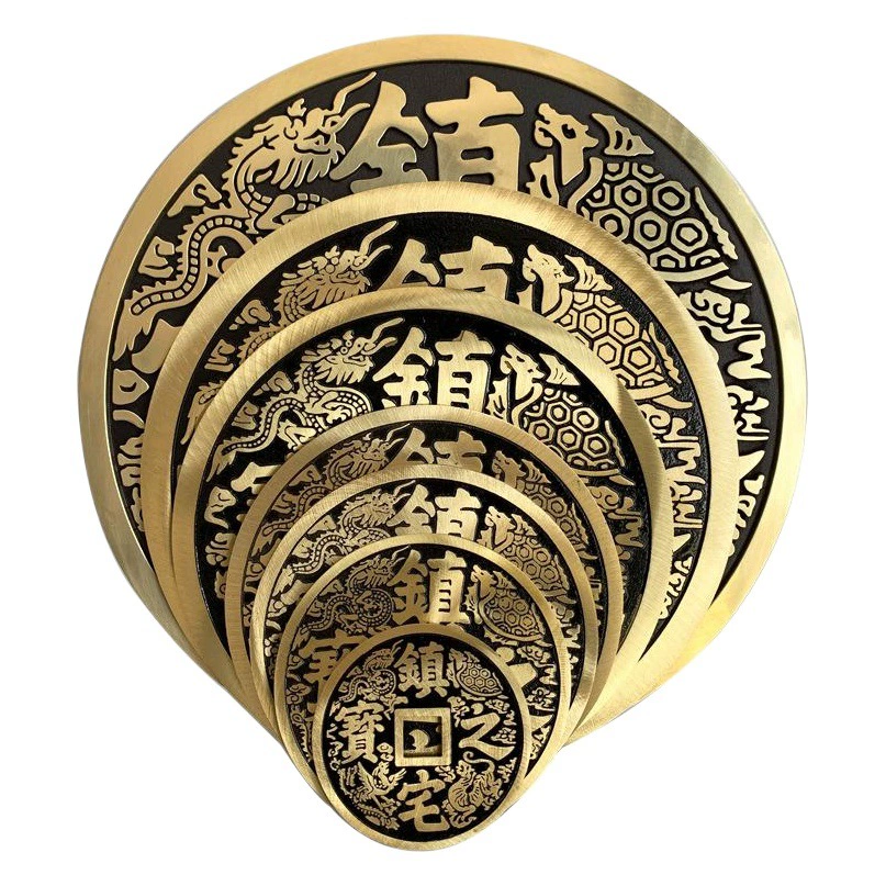 Фабрика оптом Латунь украшения ювелирные изделия большая медная монета аксессуары для дома открытие подарок кулон