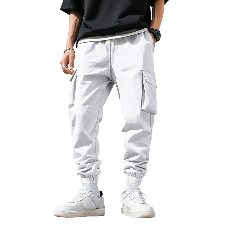 Transfronterizos Amazon otoño americano al aire libre multibolsillos hombre suelto moda casuales camisetas deportivas pie pie pantalones