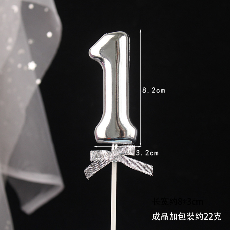 Decoración digital para pasteles 0-9, 3D oro/rosa, inserto para cumpleaños – Mayorista de Yiwu image 66