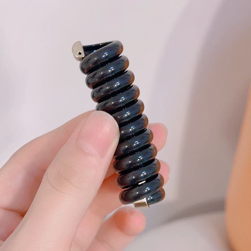 Nueva diadema con cordón para teléfono para mujer, alta gama, de aspecto alto, cabello trenzado, banda de goma, lazo para el cabello para niños, cabello trenzado con cola de caballo