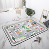 new pattern 600D Borneol Mat children crawl Cartoon printing rectangle household Borneol Mat wholesale