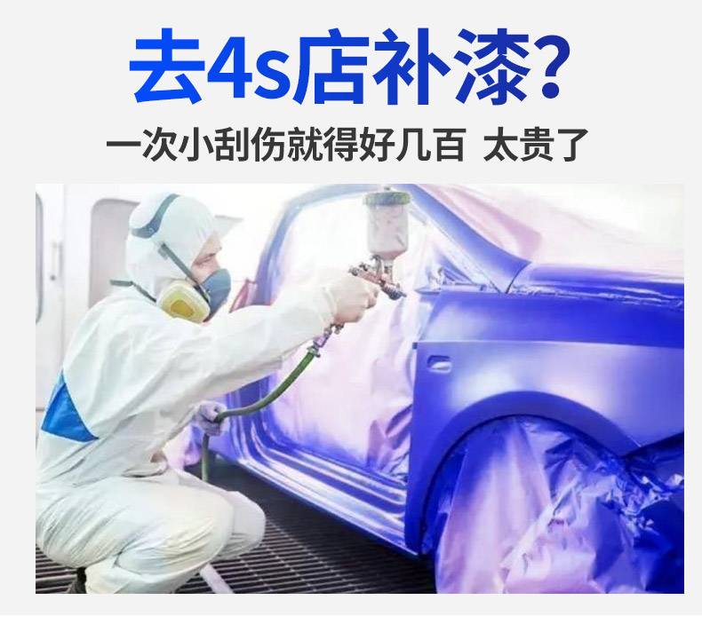 Touch-up paint pen, pearl white, red, black, silver, for repairing car paint and removing scratches
