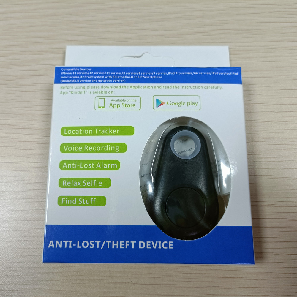 Llavero de posicionamiento anti-pérdida bidireccional inteligente, alarma antirrobo, rastreador de Bluetooth, gota de agua, dispositivo anti-pérdida de Bluetooth, explosión transfronteriza