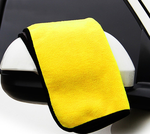 Thickened double-sided double-color large coral velvet car cleaning car wash towel super fiber absorbent car cloth