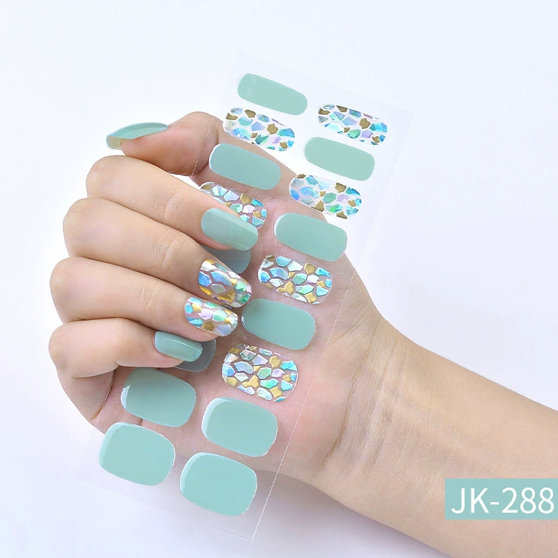 Набор для ногтей XT Gel с наклейками, искусственные ногти и лак для ногтей