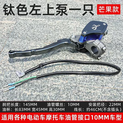 oil brake pump hydraulic pump Zuma | Tormoz supportları - mango-titanium-left-upper-pump