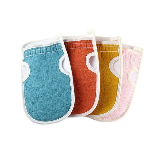 Three-piece bath set, thickened bath towel, mud rub, decontamination bath ball combination set, long back rub towel
