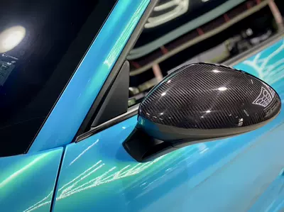 Auto Color Change Film car wrap film, protective sticker - super-bright-metallic-sea-blue-152-17m-pet-base