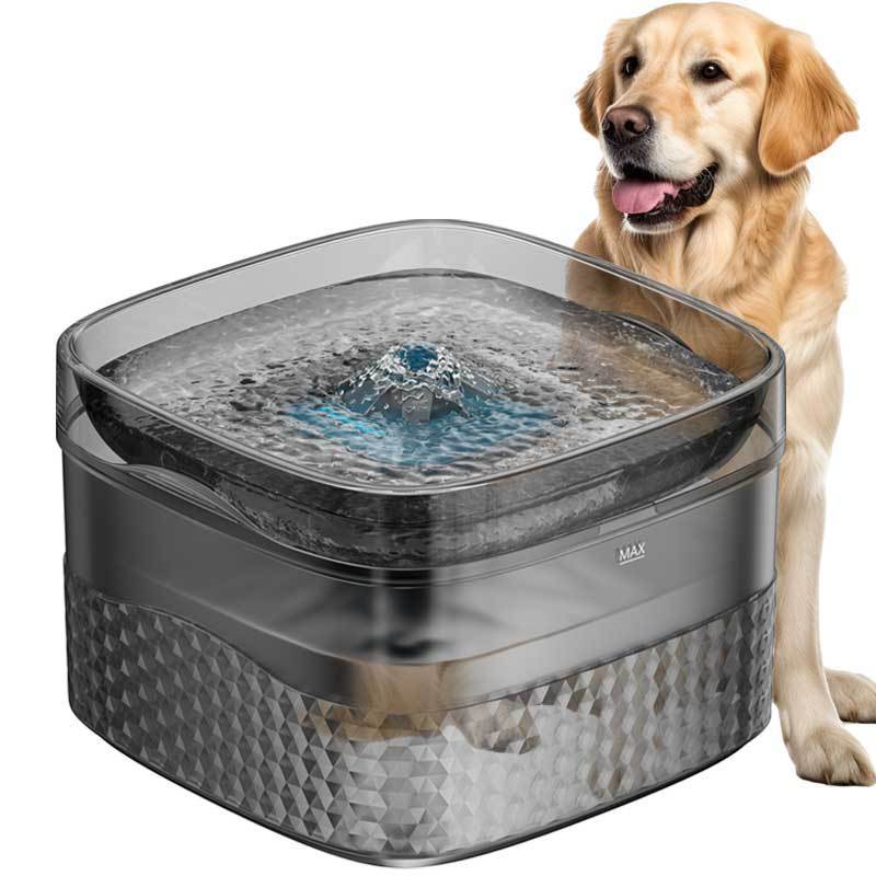 Gran capacidad de acero inoxidable para mascotas alimentador de agua para gatos transfronterizos suministros inteligentes para mascotas venta caliente para perros