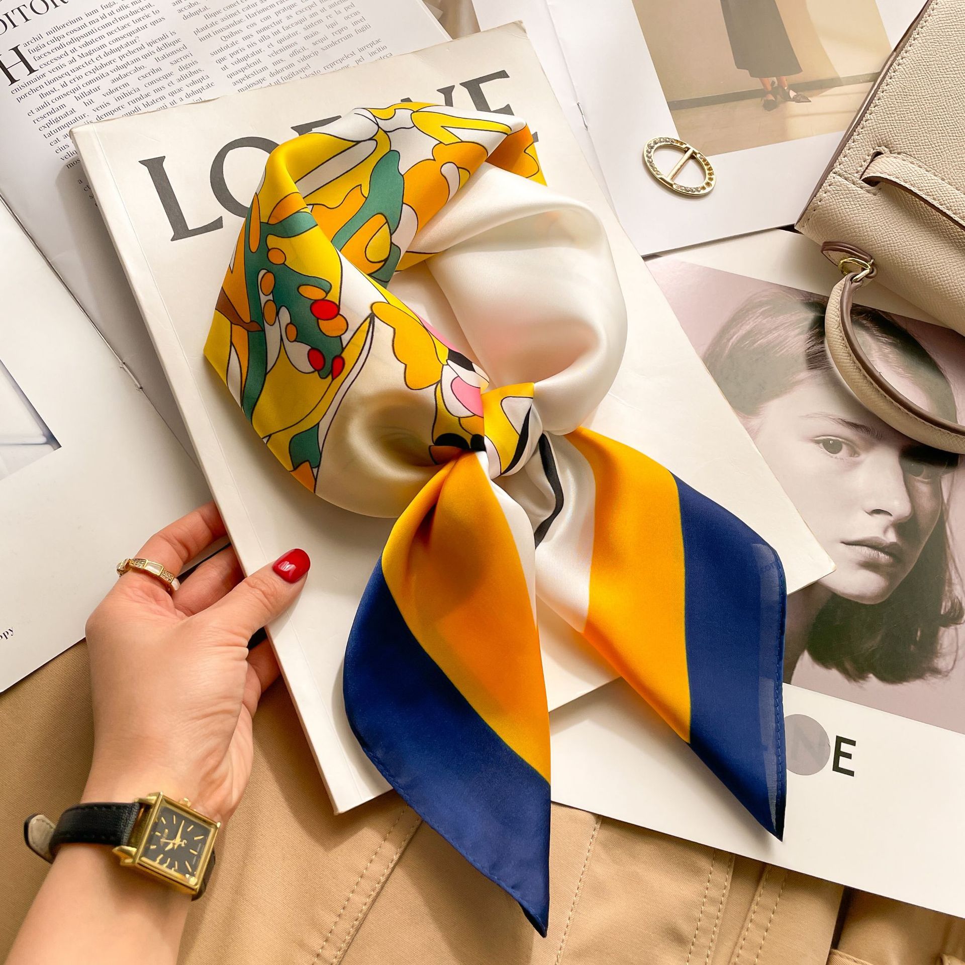 A0071 얼룩덜룩 한 컬러 네이비