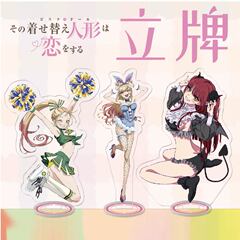 アニメゲームの周辺の卸売りの更衣の人形は恋に落ちます。