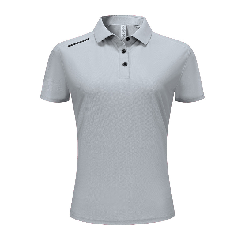 Ropa de hombre de lujo ligero, ropa de trabajo de alta gama, camiseta de solapa, camiseta de polo de secado rápido deportivo de manga corta para hombre, personalización