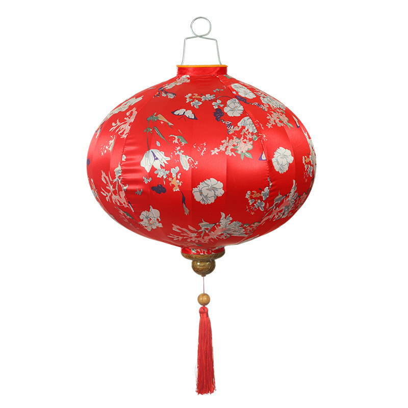 新春レトロ提灯屋外街景古鎮円形提灯古典中国風祭り用品装飾|undefined