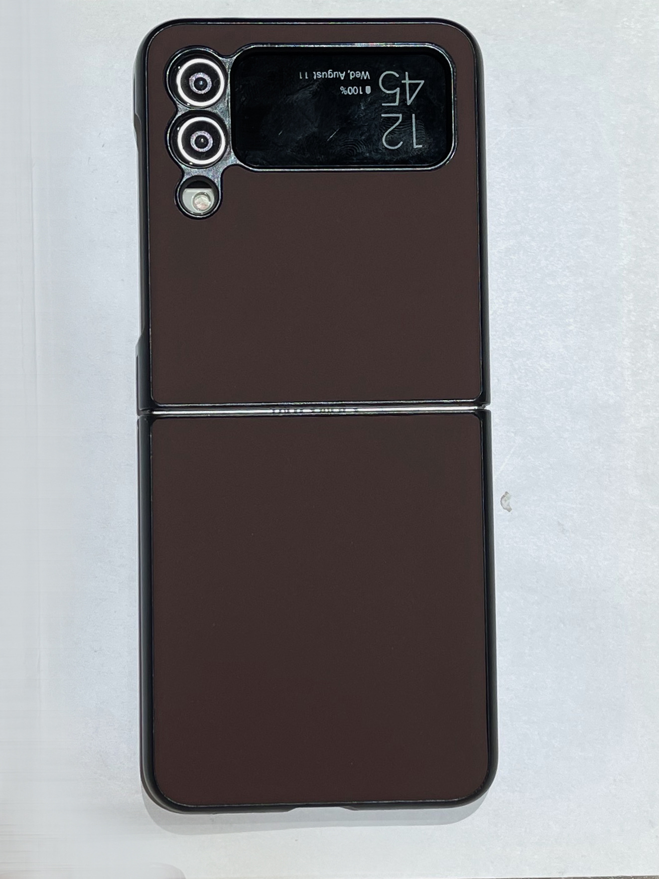 Adequado para Samsung ZFlip5 capa de celular f7310 capa protetora zflip5 capa protetora ZFlip5 capa de plástico rígido_voghion.com