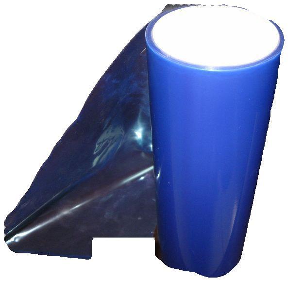 现货优惠供应0.08mm 8丝PE蓝色静电膜 无析出适合手机玻璃镜片