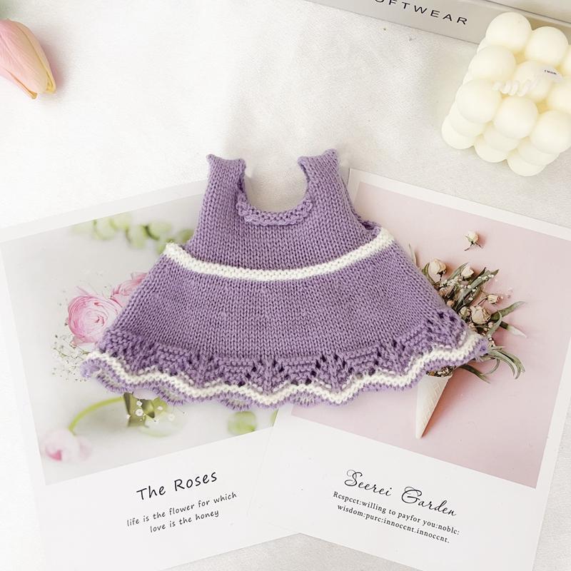 Purple wool skirt