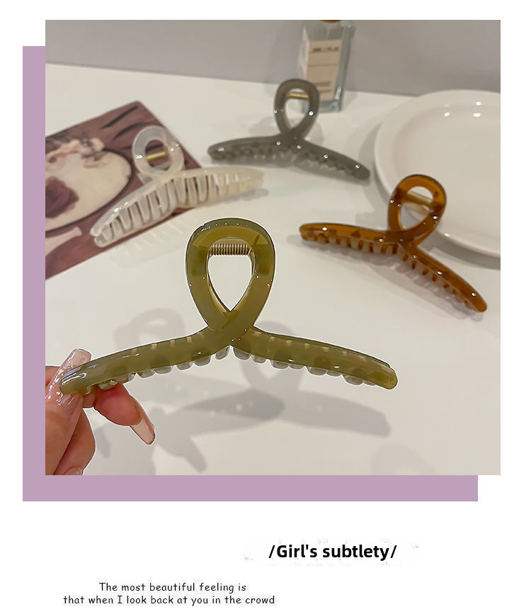 Corea del Sud Ins Estate High-end Sense Forcina per capelli Disco Capelli Grab Quantità Multi-size Clip di squalo Fermaglio per capelli da donna Accessori per capelli_voghion.com