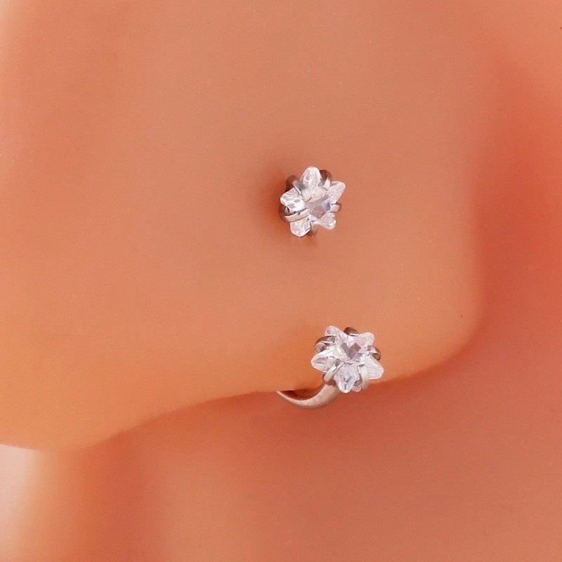 Europäischer und amerikanischer grenzüberschreitender Bestseller: Edelstahl-Nasenstecker aus Titanstahl – Körperschmuck_voghion.com