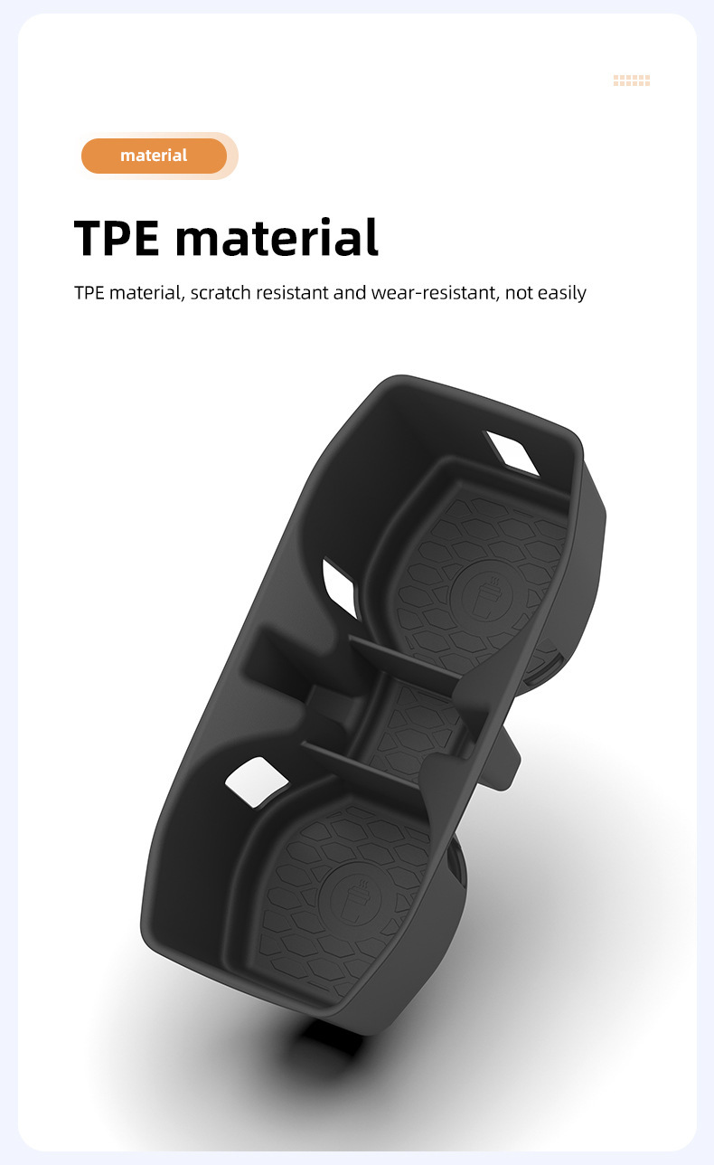 Suitable for 24-26 Charger models, center console cup holder cover, protective anti-slip mat, car-specific modification accessories
