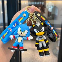 卡通索尼克钥匙扣挂饰超音鼠索尼克钥匙扣挂件汽车钥匙圈小礼品