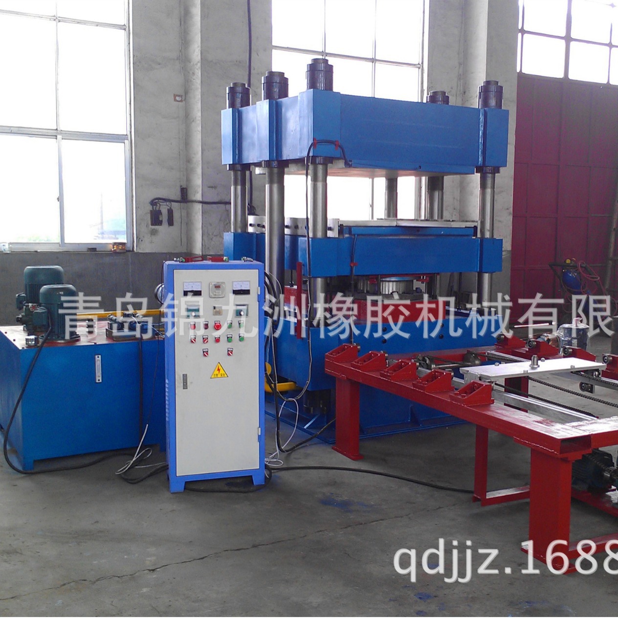 全自动橡胶模压机 1000吨四柱全自动橡胶硫化机