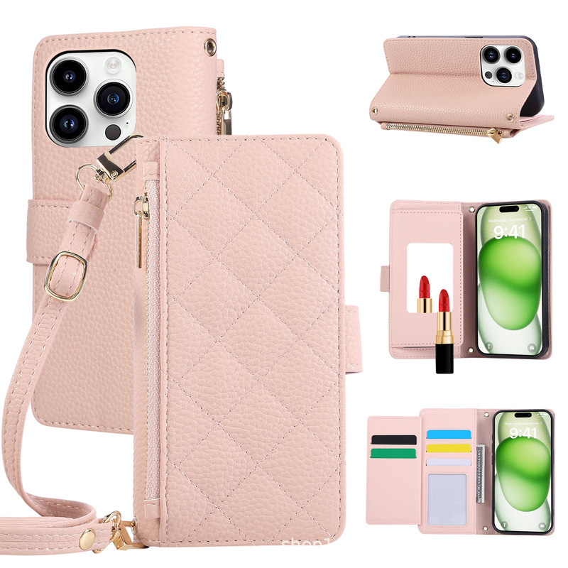 Suitable for iPhone 17 Pro Flip Phone Leather Case, Apple 16 15 Card Holder Phone Case, Wallet Protective Cover Suitable for iPhone 17 Pro Flip Phone Leather Case, Apple 16 15 Card Holder Phone Case, Wallet Protective Cover