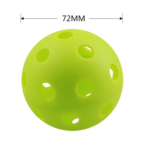 72mm super soft pickleball EVA injection molded 26-hole hole ball floating floor plastic practice baseball