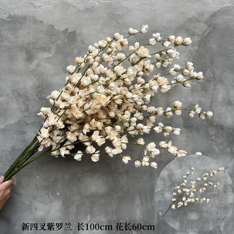 シャンパン色の結婚式の花の花の花の材料の結婚祝いの装飾の花の講堂の装飾の花のプラスチックの花の道は花の造花を導いています。|undefined