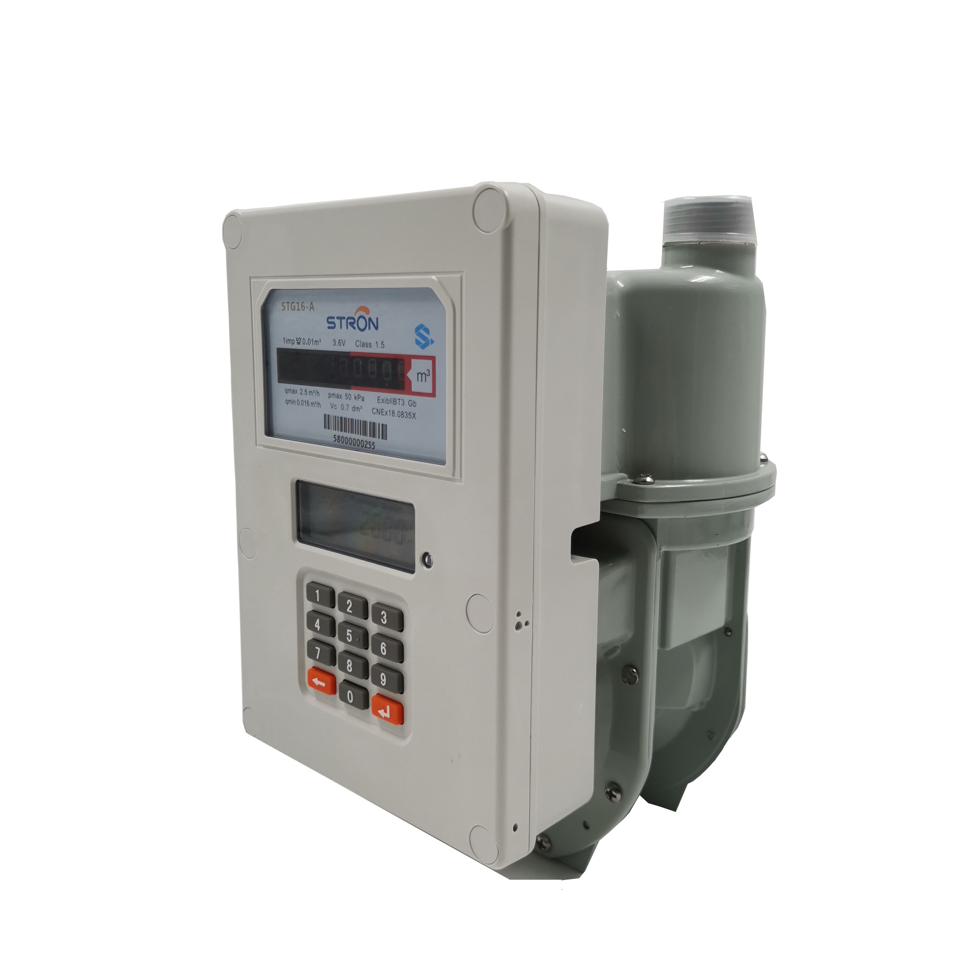 STS Touchtone Prepaid Code Aluminum shell intelligence Gas Meter Flats residence Residential quarters G1.6/G2.5/G4