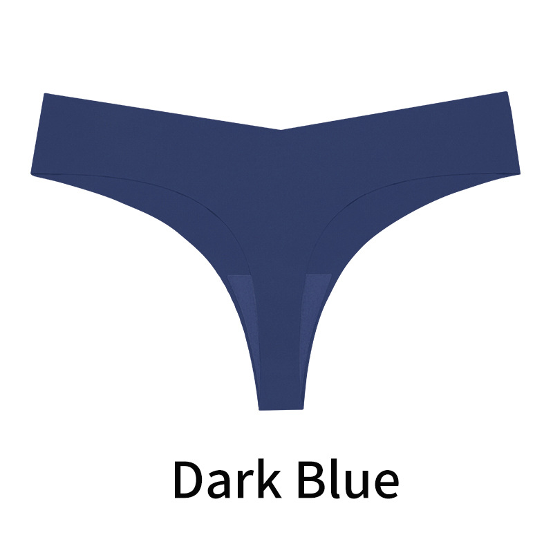 Bikini sexy tanga T pantalones deportivos transpirables de secado rápido ropa interior de mujer de una pieza de seda de hielo sin costuras Europa y América