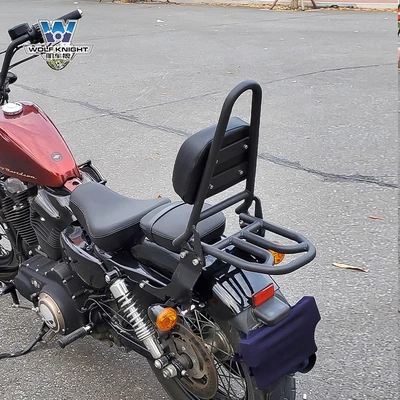 wing curved bow backrest, Motorcycle tail