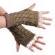 Cross-border Wool Gloves Beautiful Lace Lace Sleeve Wristband Winter Women's Warm Japanese and Korean Knitted Half-finger Gloves